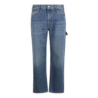 Alexander McQueen Alexander McQueen, Straight Jeans, male, Blue, Size: L Alexander McQueen Jeans Blue