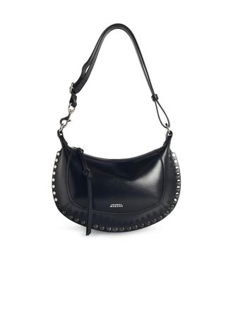 Isabel Marant Oskan Moon Black Smooth Leather Bag