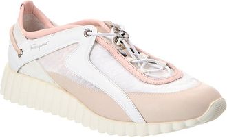 Ferragamo Pixie Leather Sneaker