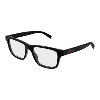 Gucci Rechthoekige Brillen - unisex - Brillen - Zwart - 54 MM - Accessoires