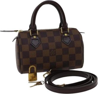 Louis Vuitton Pre-owned Vintage Mini Bag - Dames - Vintage Mini Tas - Bruin - ONE Size - Vintage
