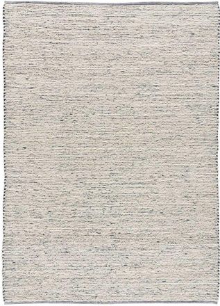 Atticgo Alfombra de algod&oacute;n blanco/azul 160x230 cm