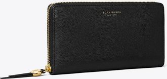 Tory Burch Womens Romy Zip Continental Wallet, One Size