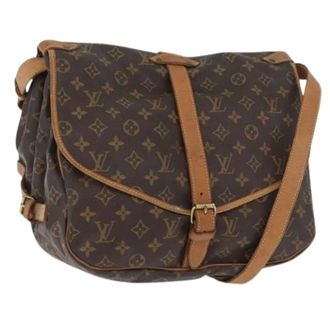 Louis Vuitton Pre-owned Cross Body Bags, female, Brown, Size: ONE SIZE Pre-owned Vintage Monogram Shoulder Bag