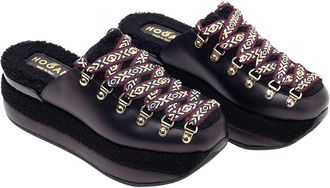 Hogan H466 Lace-Up Leather Sandal