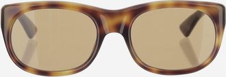 Saint Laurent Womens Romy Sunglasses Brown Acetate. Nylon