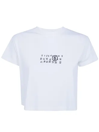 Maison Margiela T-Shirt Basic Cropped S52gc0369.M20258 101