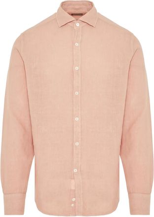Canali Camicia in lino - Rosa