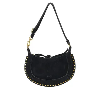 Isabel Marant Suede leather Oskan Moon bag Woman One Size