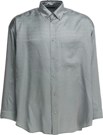 Balenciaga Shirts, female, Gray, Size: XS Womens Shirts Clothing Ss26