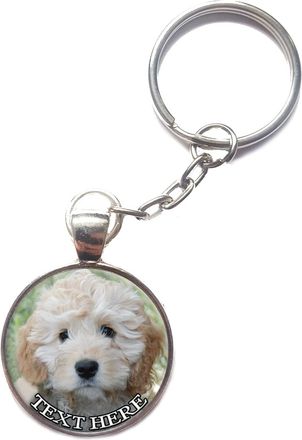 Generic Personalised Cockapoo Keyring Split Key Chain Dog Birthday Gift R187