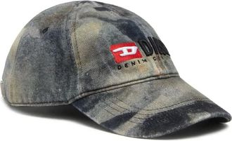 Diesel Cappello da baseball con stampa camouflage - Blu