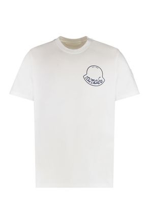 Moncler Printed T-Shirt In Cotton