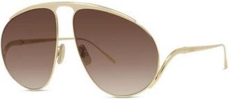 Loewe Authentieke Signature Bril van Premium Kwaliteit - Dames - Zonnebrillen - Bruin - 61 MM - Accessoires