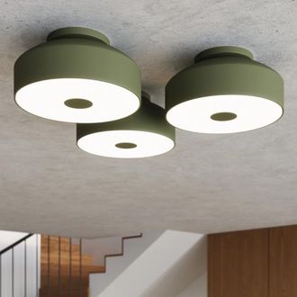 Wonderlamp L&aacute;mpara de techo verde moderno con 4 luces
