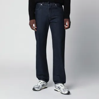 Stone Island Regular straight jeans in Blue rinsed denim