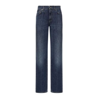 Dolce & Gabbana Straight Jeans - female - Dolce & Gabbana - Straight Fit Jeans - Blue - M - Jeans