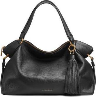 DKNY Glenwood Satchel in Black/gold at Nordstrom