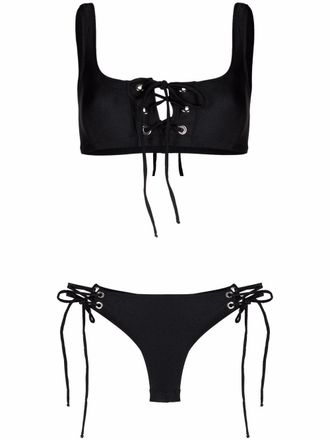 Noire Swimwear Bikini lam&eacute; - Nero