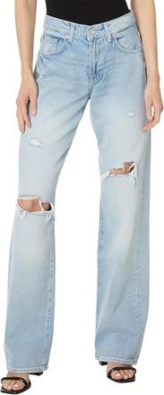 7 For All Mankind 7 for All Mankind Tess Jeans Womens Secret Keeper Denim Distressed FROG548