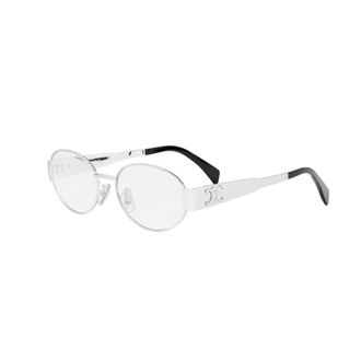 Celine Glasses, unisex, Gray, 53 MM, Metal Triomphe Eyeglasses