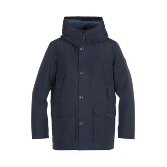 Woolrich Blue Storm Parka - Heren - Winterjassen - Blauw - XL - Polyester - Jassen