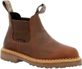 Georgia Boot Revamp Womens Chelsea Boot in Brown at Nordstrom, Size 6.5