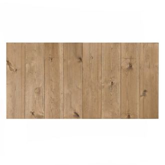 Deco Wood Cabecero de madera maciza en tono envejecido de 140x80cm