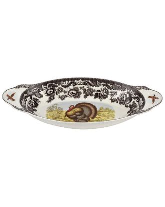 Spode Woodland Turkey Bread Tray