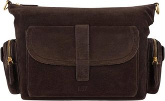 L37 Globetrotter Tas - Dames - Schoudertassen - Bruin - ONE Size - Leer - Tassen