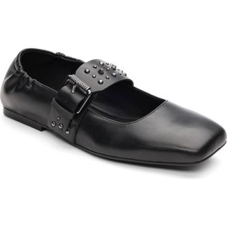 Ash Beverly Mary Jane Flat in Black at Nordstrom Rack, Size 8Us / 38Eu