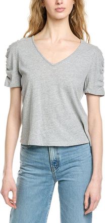 Michael Stars Josie Ruched Sleeve T-Shirt