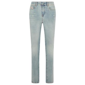 Diesel Slim-fit Jeans, male, Blue, Size: W30 D-Amny Skinny Jeans