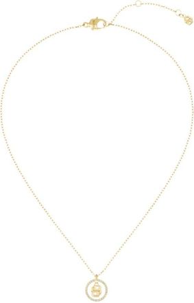 BOSS Gold-tone necklace with Double B monogram pendant