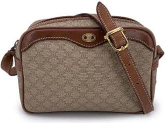 Celine Pre-owned Cross Body Bags, female, Beige, Size: ONE SIZE Pre-owned Leather celine-bags