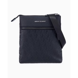 A|X Armani Exchange Platte Schoudertas/Messengerbag, Zwart