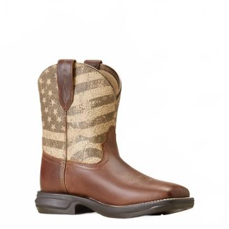 Ariat Womens Anthem Shortie Myra Western Boot - Wide In Brown