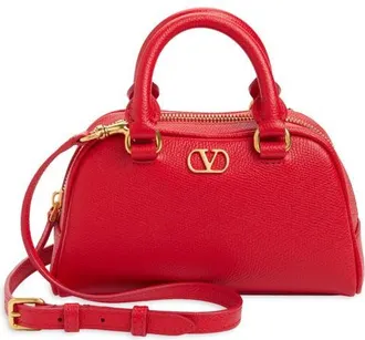 Valentino Garavani Mini Dome VLOGO Signature Top Handle Bag in Red at Nordstrom