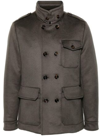 Moorer Boeri jacket - men - Wool/Cashmere/Polyurethane/Polyamide/Polyamide - 48 - Green