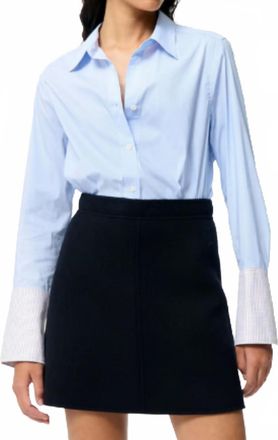 Vanessa Bruno Juna Mini Skirt In Marine