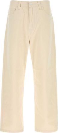 Carhartt Work in Progress Off White Mid Rise Jeans
