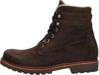 Panama Jack Aviator Veterlaarzen - Heren - Veterlaarzen - Bruin - 43 EU - Katoen - Schoenen