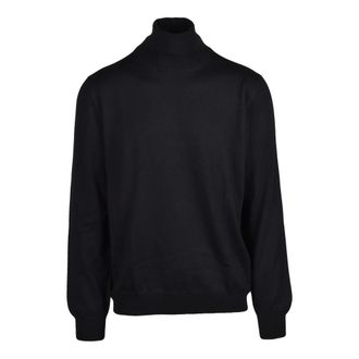 Gran Sasso Truien & Vesten, Heren, Zwart, 2Xl, Wol, Ciclista Turtleneck