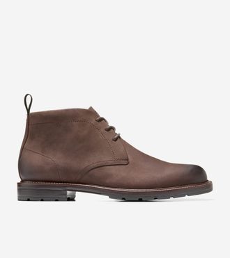 Cole Haan Mens Roundhill Grand Waterproof Chukka Boots - Brown Size 10.5