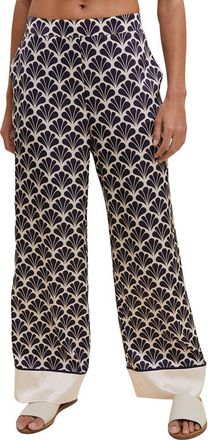 Wishlist Wide Leg Pants in Ecru/Black at Nordstrom Rack, Size Medium