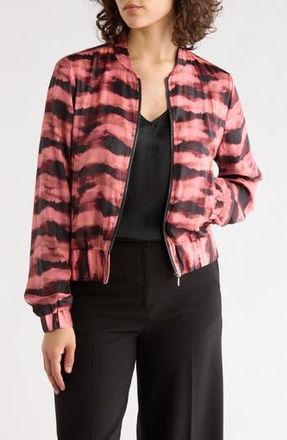 Tart Satin Bomber Jacket in Watercolor Sky at Nordstrom Rack, Size X-Small