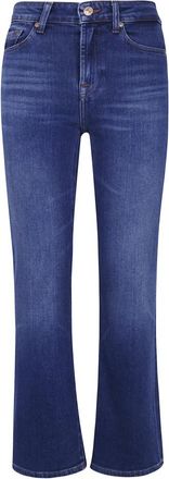 7 For All Mankind Klassieke Flared Jeans - Dames - Flared Jeans - Blauw - W27 - Denim - Jeans