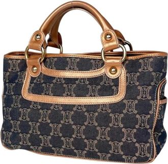 Celine Pre-owned Handbags, female, Blue, Size: ONE SIZE Pre-owned Vintage Handbag
