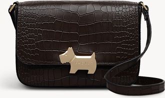 Radley London Dark Oak Medium Flapover Cross Body Bag Percy Grove SS26 Radley London