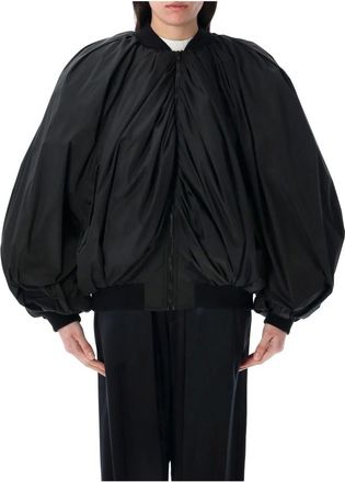 Balenciaga Dames, Jassen, Zwart, Maat: 2XS Katoen